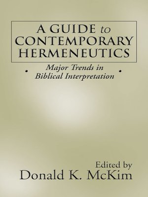 cover image of A Guide to Contemporary Hermeneutics